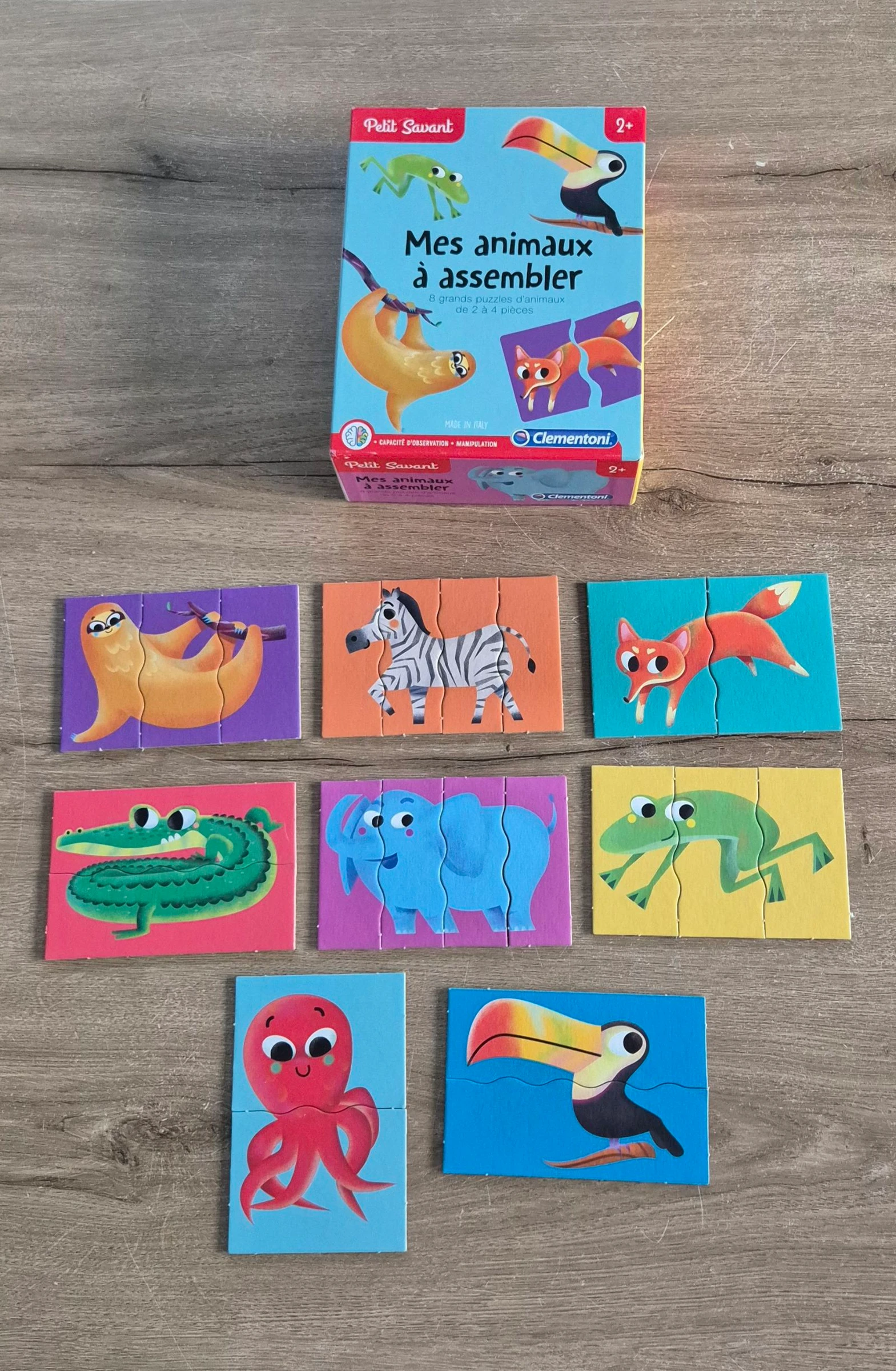 Puzzle Mes animaux à assembler 